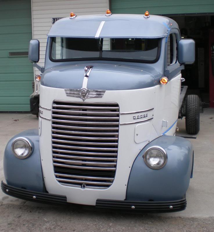A gentleman in Michigan is finishing up this gorgeous '47 Dodge COE rod.