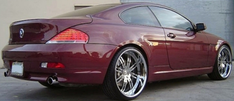 07 BMW 650ci Series sitting on 22" Multi-Piece Trinity Forged FH-8 Staggered
