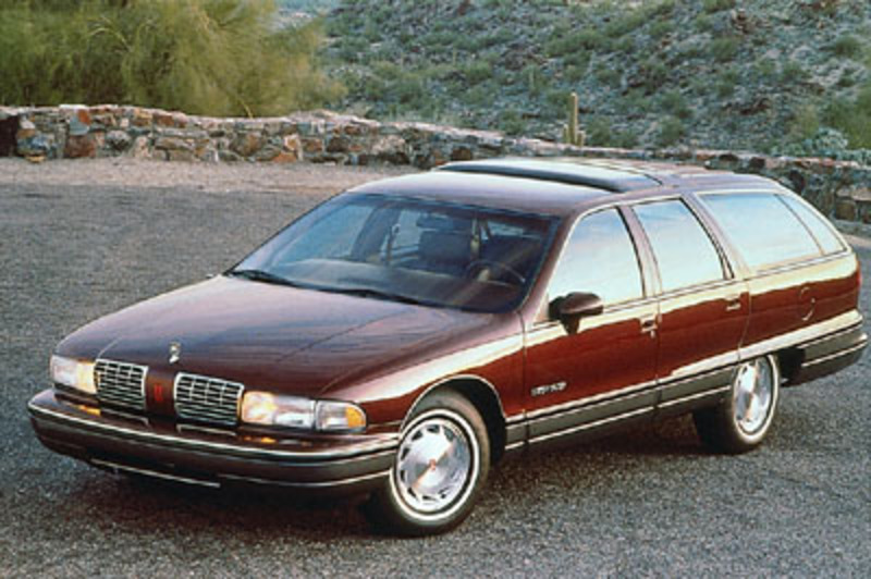 a nice example of an Oldsmobile Custom Cruiser Wagon. these were only built
