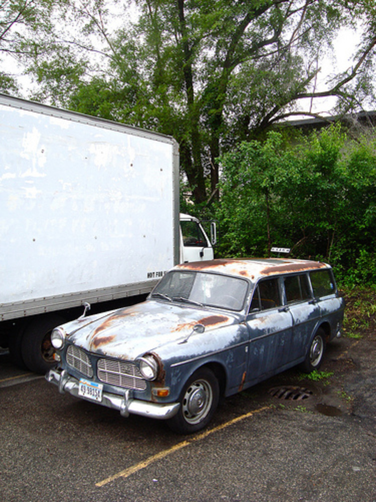 1960's Volvo 122 "Amazon" Wagon. A not entirely clapped-out example of a