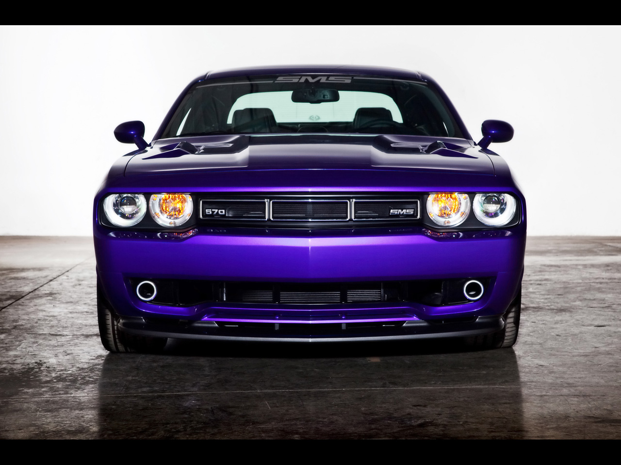 Front View of new dodge challenger cars photo