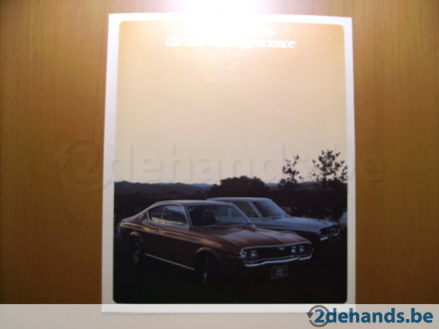 folder mazda 929 hardtop coupe and sedan 1973