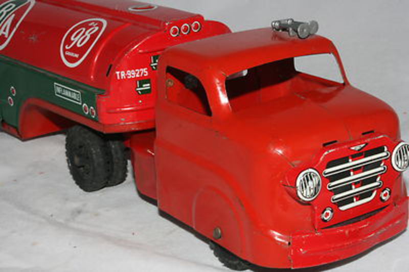 1950's Marx B/A Canadian Dodge Gasoline Truck, Nice Original