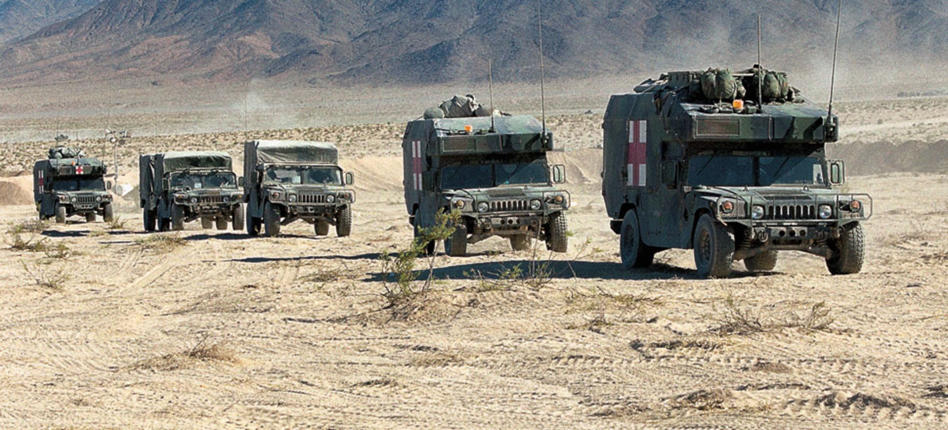 Humvee m 997 санитарный