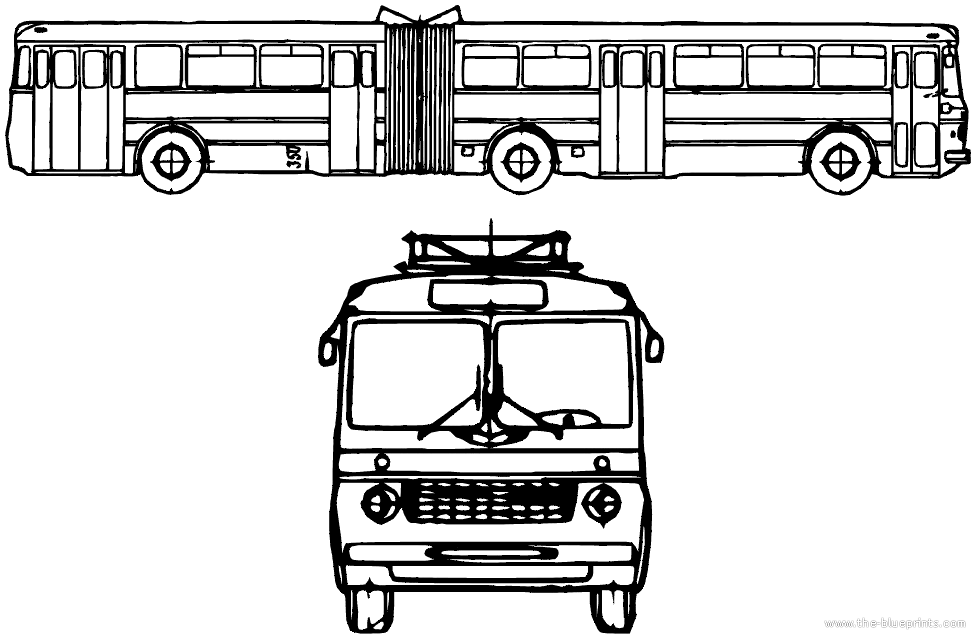 Как нарисовать икарус 250