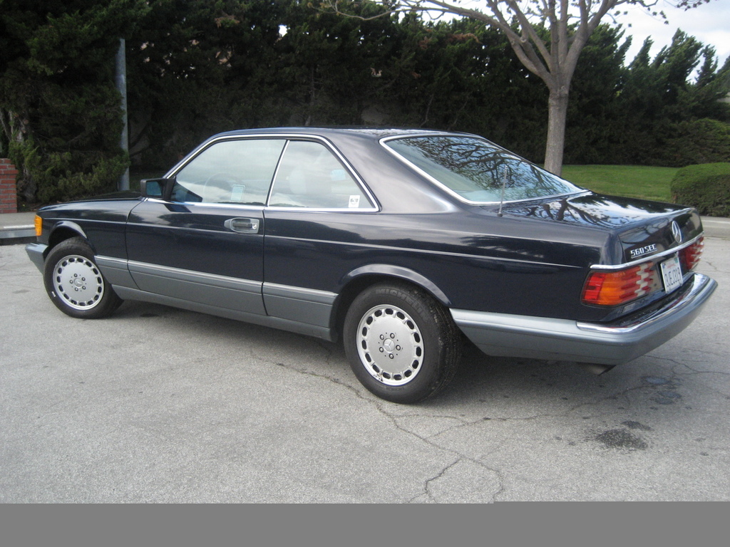 1987 Mercedes-Benz 560 SEC Coupe 2D classiq low miles - $6450 (fremont