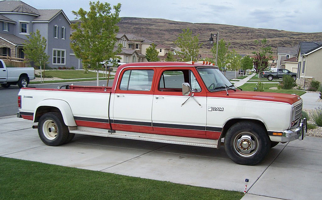 1985 Dodge D-350 Dually Crew Cab, Royal SE, 360 Small Block with Automatic