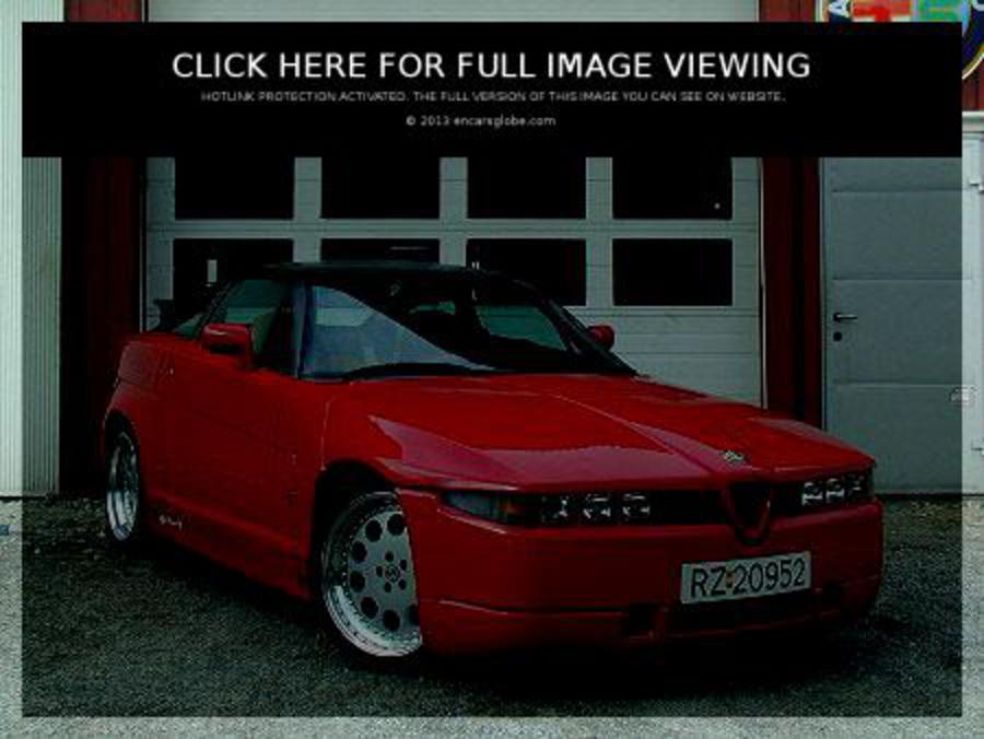 Alfa Romeo SZ: Description of the model, photo gallery .