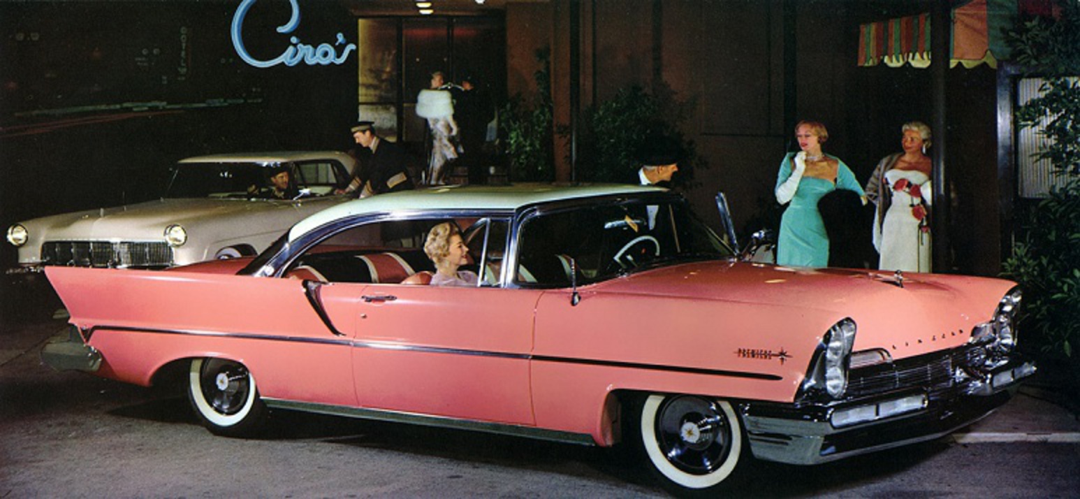 1960 Dodge Dart Pioneer. 1957 Lincoln Premiere in Starmist White over