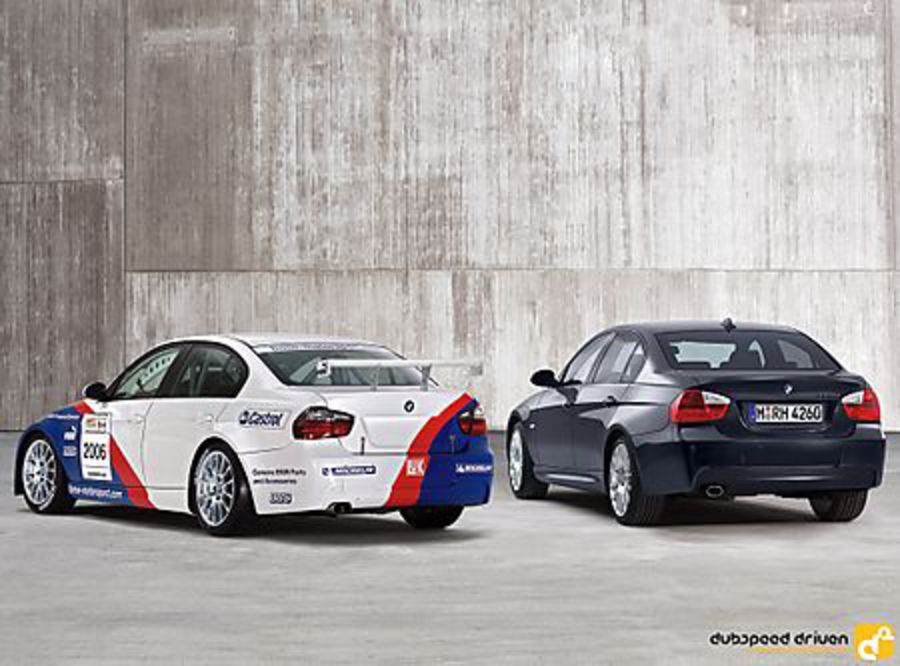 Designed to comply with FIA homologation regulations, only 500 BMW 320si's