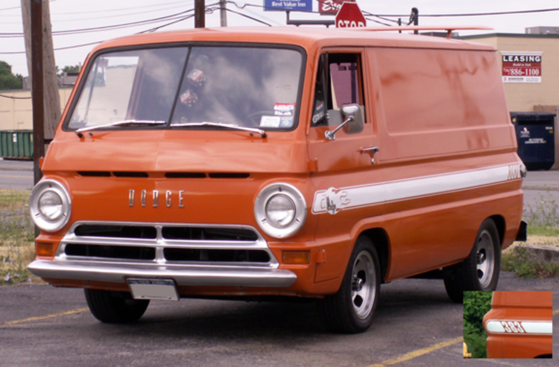 '60s Dodge A100 van, Niagara Falls, N.Y.. Although a slew of these were sold