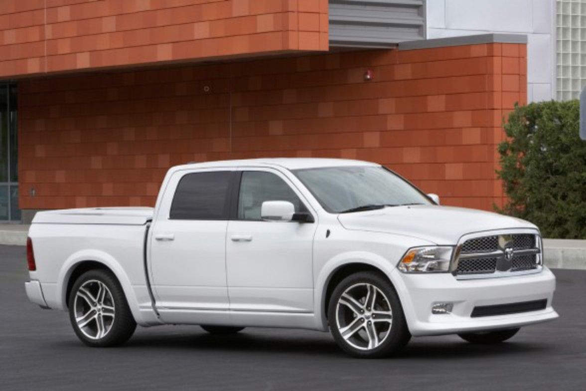 The Dodge Ram Bianco started life as a 2009 Dodge Ram 1500 Sport with a