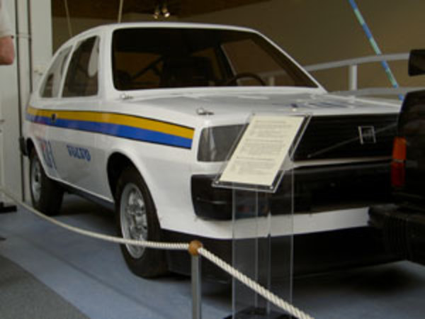 The Volvo 343 XD-1 "experimental diesel" car, which broke the speed record