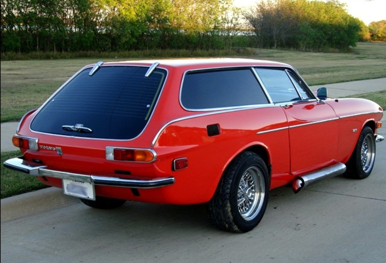 This was once a 1973 Volvo P1800 ES, one of only 573 ever made between 1972