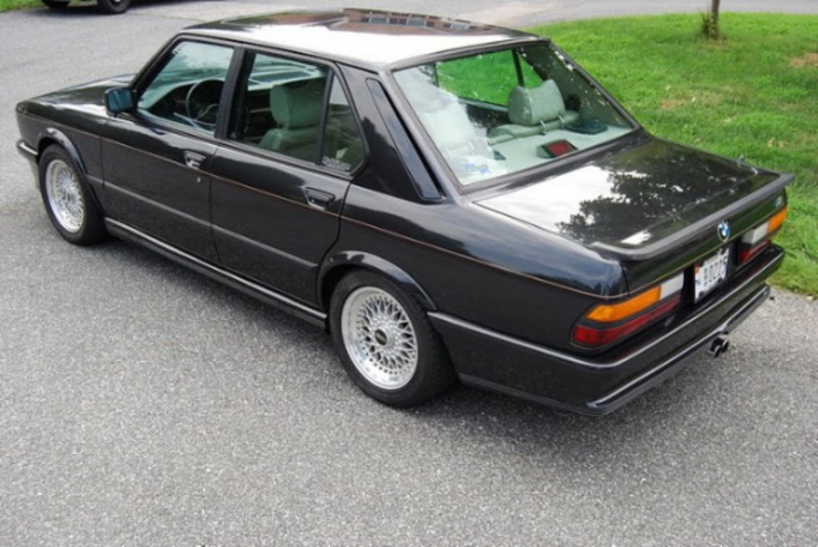 1986 BMW M535i E28 Euro For Sale Top Rear