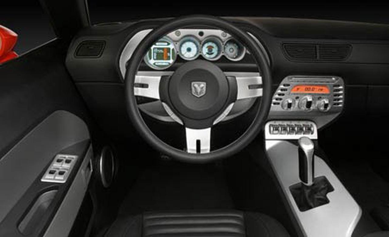 Dodge Challenger concept interior. WALLPAPER; PRINT; RETURN TO ARTICLE