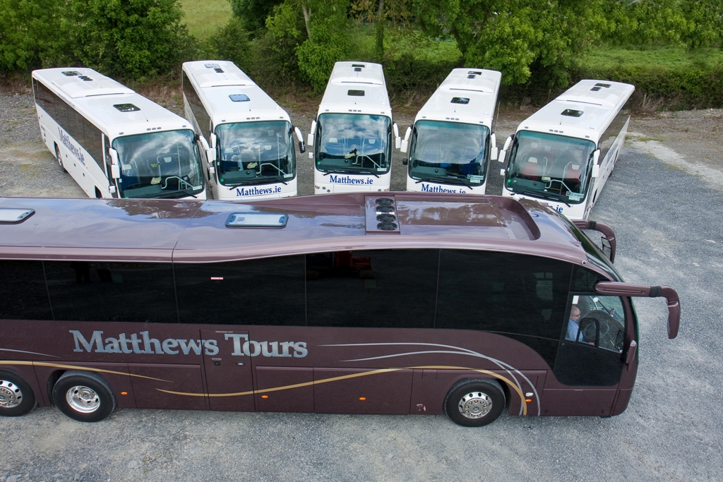 Co Monaghan based Matthews Coach Hire have taken five Volvo B9R coaches with
