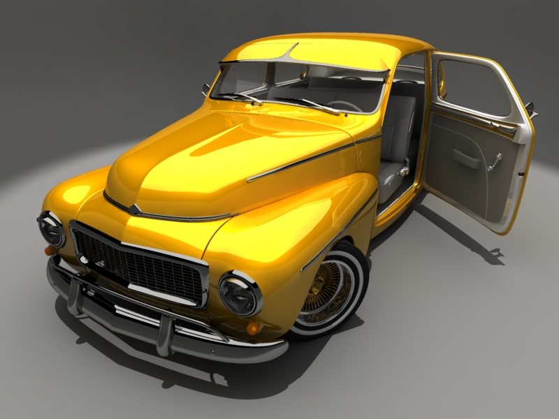 Re: Volvo PV 544. Got it working by tweaking some options in vray