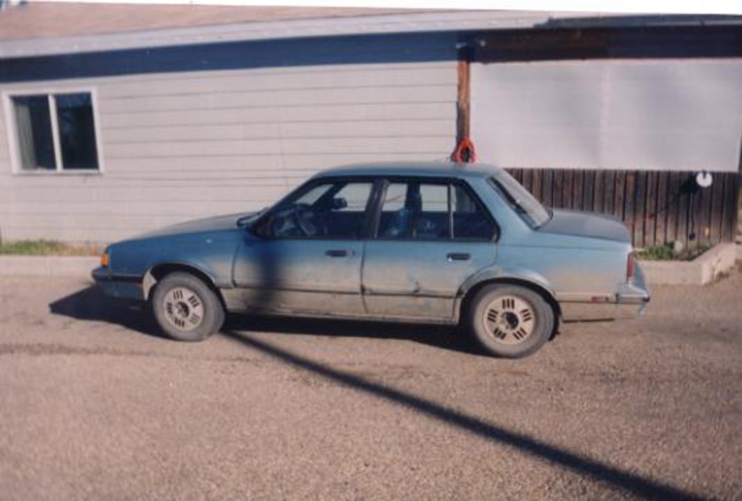 This was my first car, an 1988 Oldsmobile Firenza that wasn't the nicest