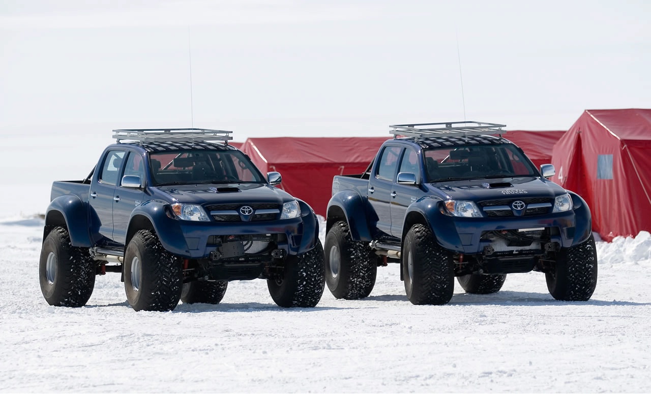 Toyota Hilux South Pole Conquest. Send as eCard. Size: 800x485, 1280x776