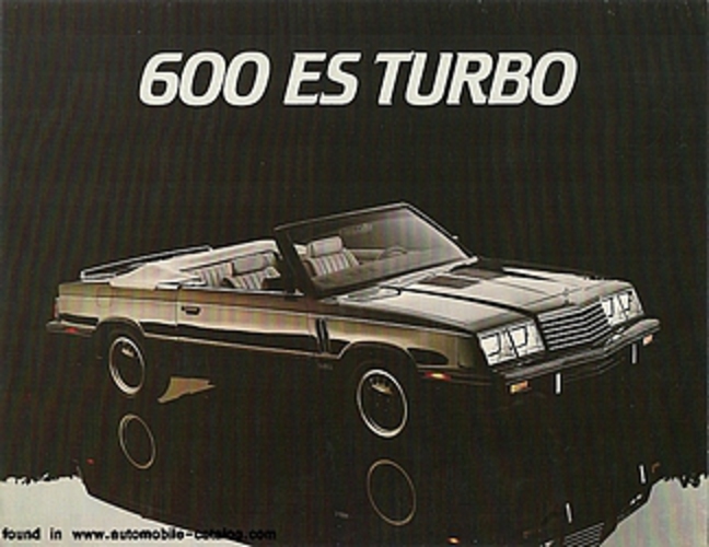 Dodge 600ES Turbo
