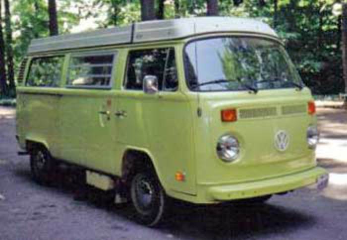 1974 Volkswagen Westfalia Camper. Hippie Van