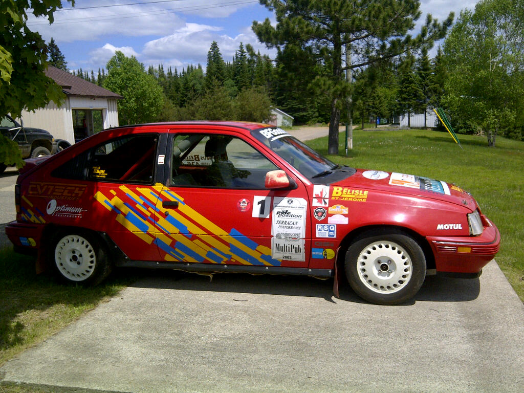 Show Ad - Opel Kadett Rally 89 - Quebec - Notre-Dame-de-la-Merci - Canada