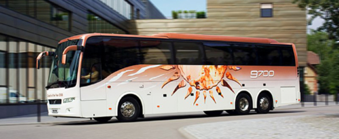 The Volvo 9700 is an exclusive tourist coach based on the TX product