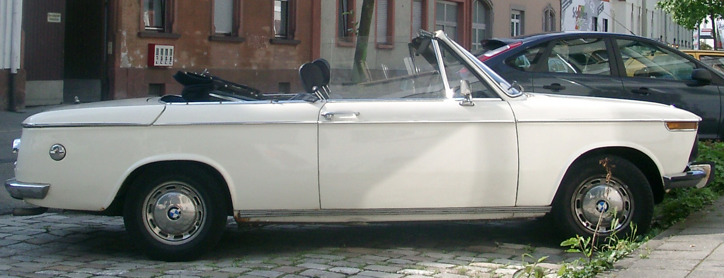 Model BMW 1602 is begining 1966 in Germany.