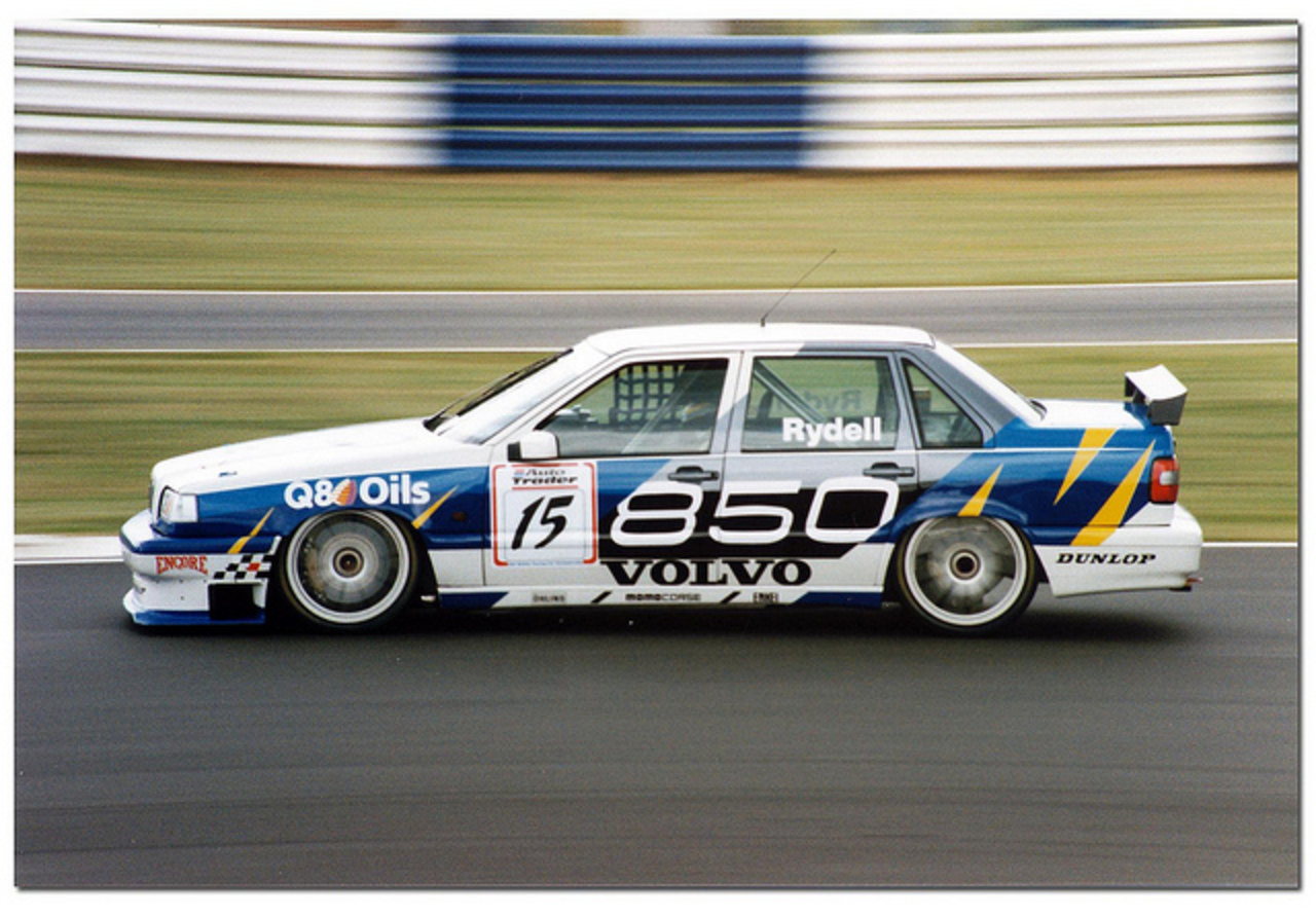 Volvo 850 20v Touring Car. BTCC Silverstone 1995. Rickard Rydell.