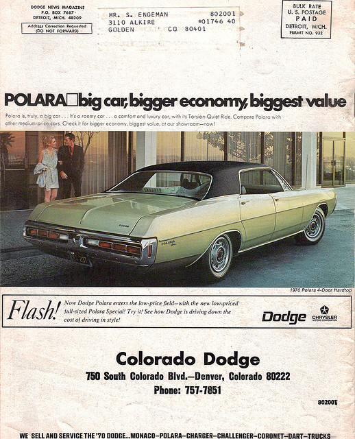 1970 Dodge Polara 4dr Hardtop