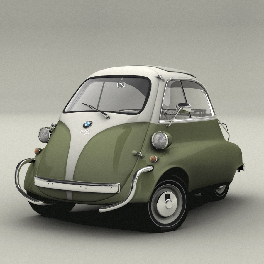 BMW ISETTA. Manufactured in 1962, the Isetta was one of the first cheap