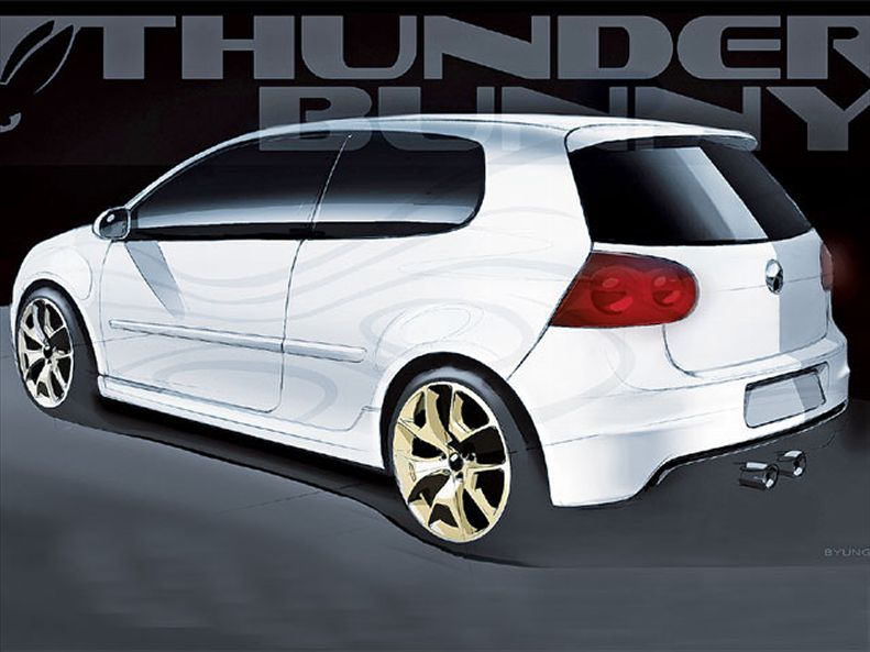 2007 Volkswagen Thunder Bunny Rear Rendering
