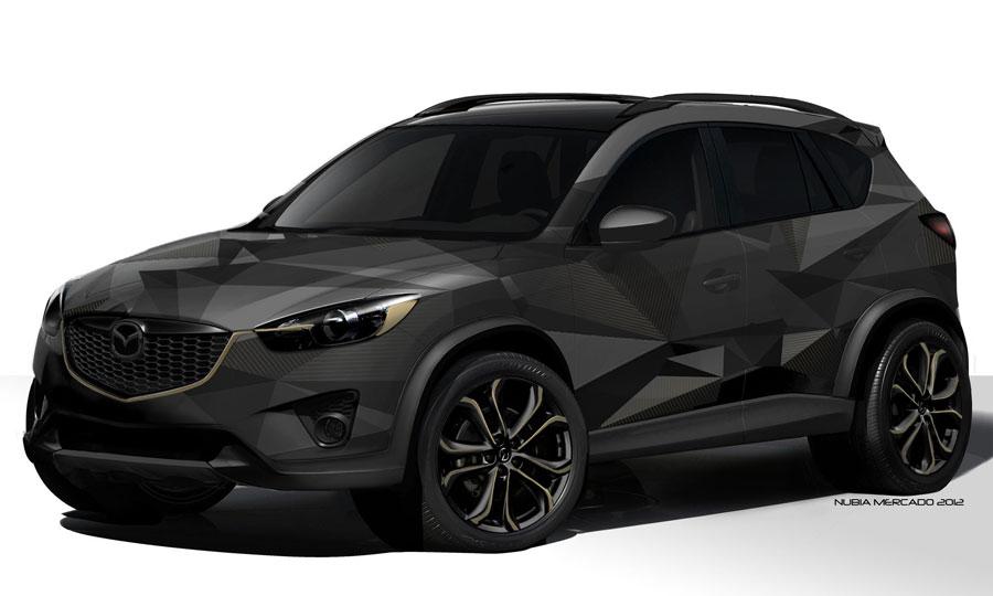 The Mazda CX-5 Urban concept for SEMA has a unique paint job.
