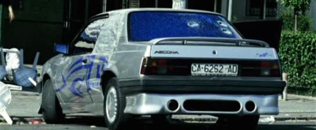 1988 Opel Ascona [C]. [*] Minor action vehicle or used in only a short scene