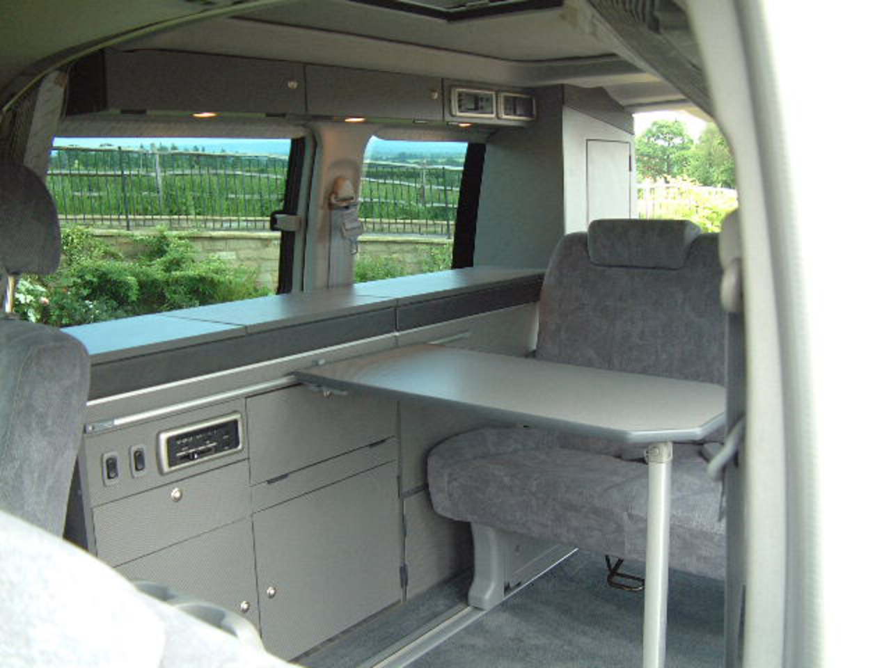Mazda bongo Interior - six seater. Our sliding seat system is taken from the