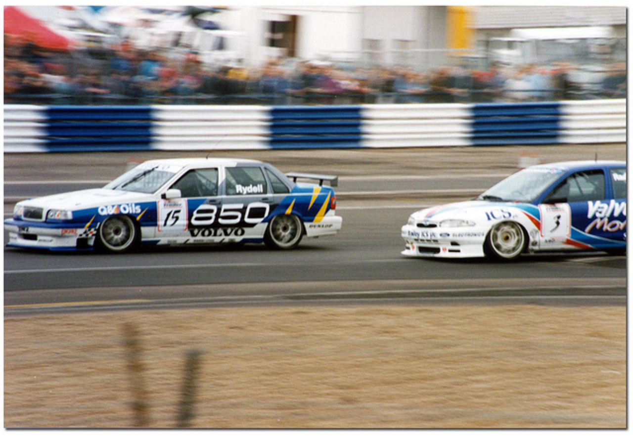 Volvo 850 20v.Touring Car. BTCC Silverstone 1995. Rickard Rydell.