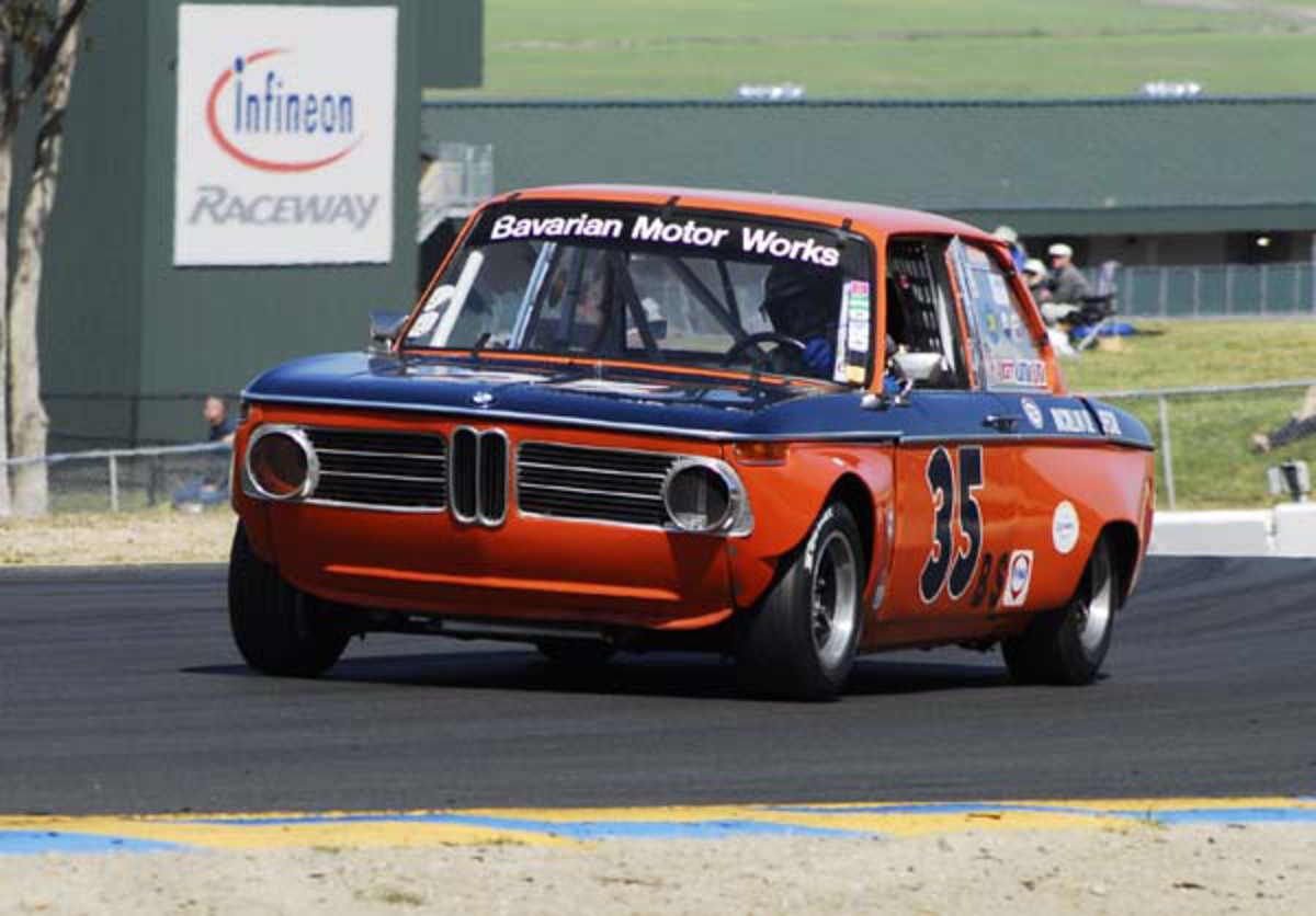 BMW 2002 Ti 1968. Wine Country Classic Historic Car Races. Infineon Raceway