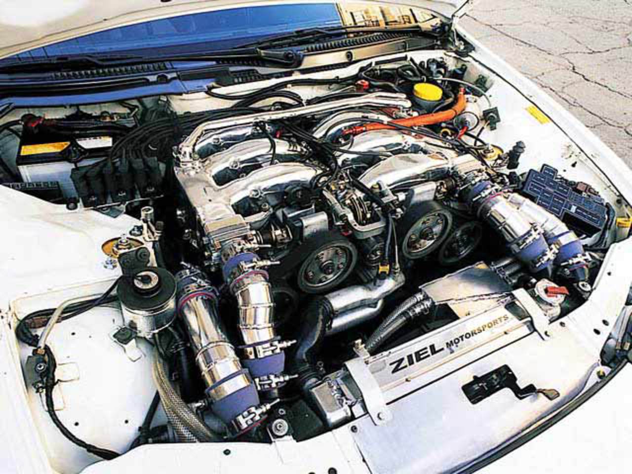 1993 Nissan 300Zx Twin Turbo Engine View