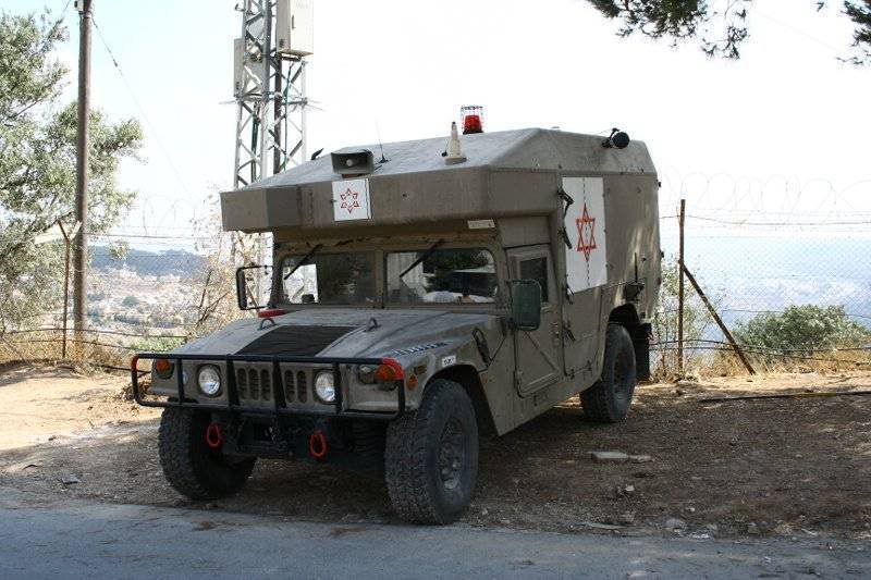 An IDF Hummer ambulance. M997 I believe.