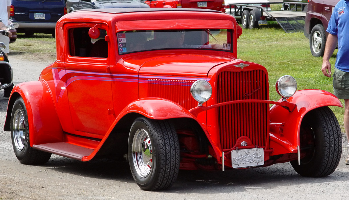 1931 Dodge Coupe - Chopped - Red - Front Angle