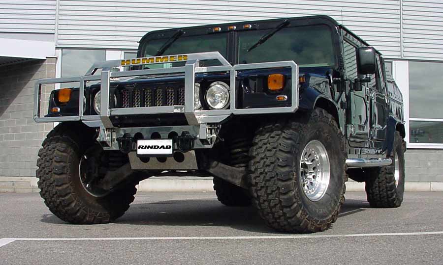 The classic, massive Hummer H1 was the civilian version of the military