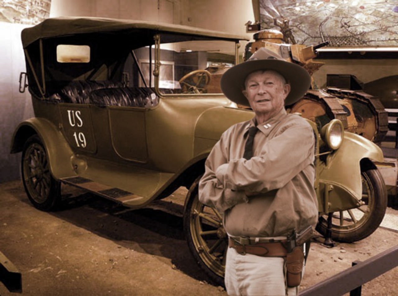 Baylor and the 1914 Dodge Touring Car he used (in a past life) in Mexico