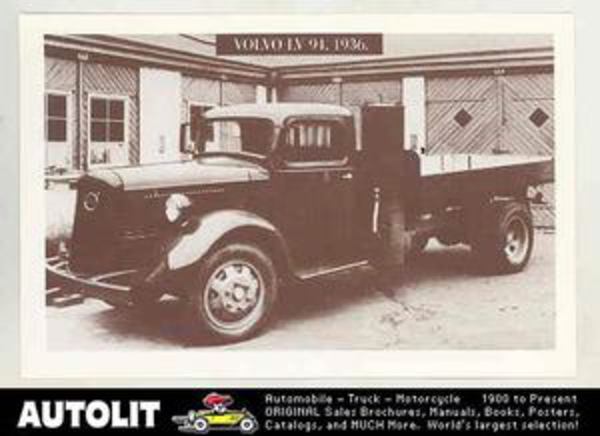 1936 Volvo LV94 Truck Postcard | eBay