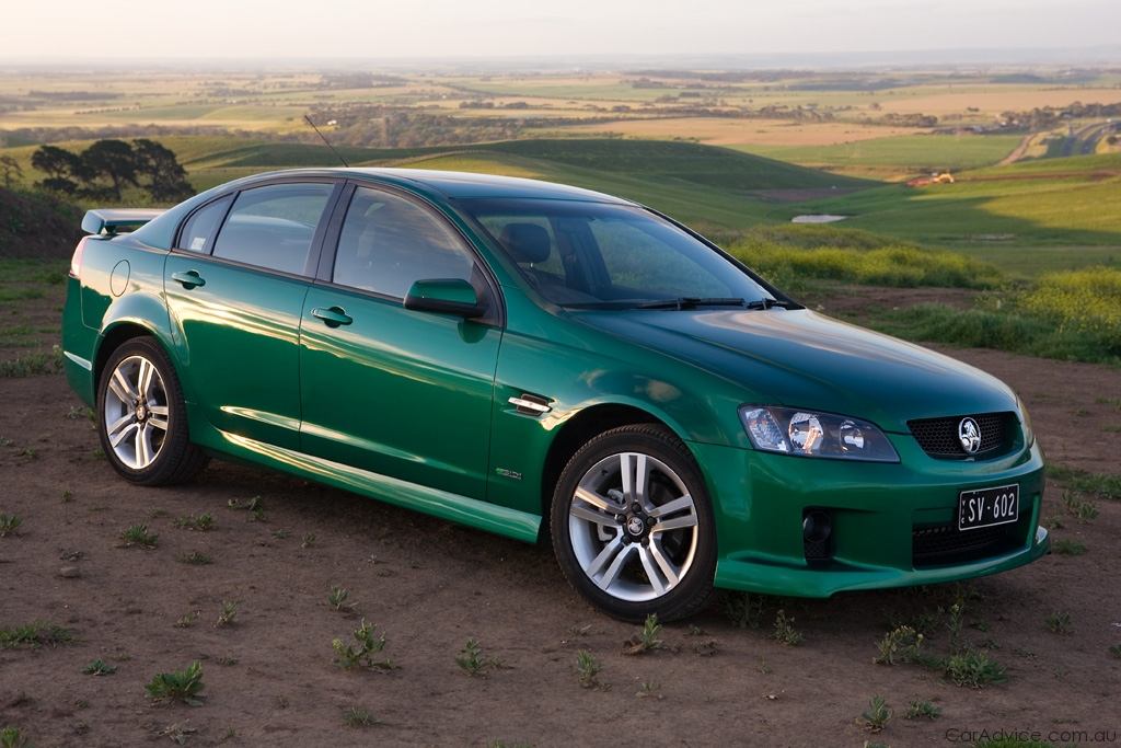 2009 Holden Commodore SV6; 3.6-litre, six-cylinder, petrol; six-speed manual