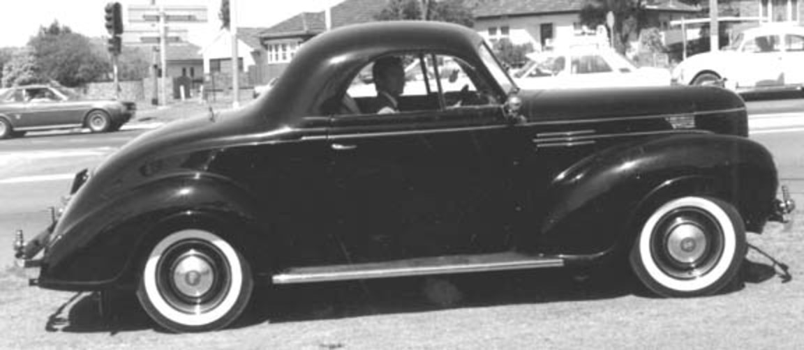 1939 Dodge D12 3-window coupe belonging to K. Walters - Australian body