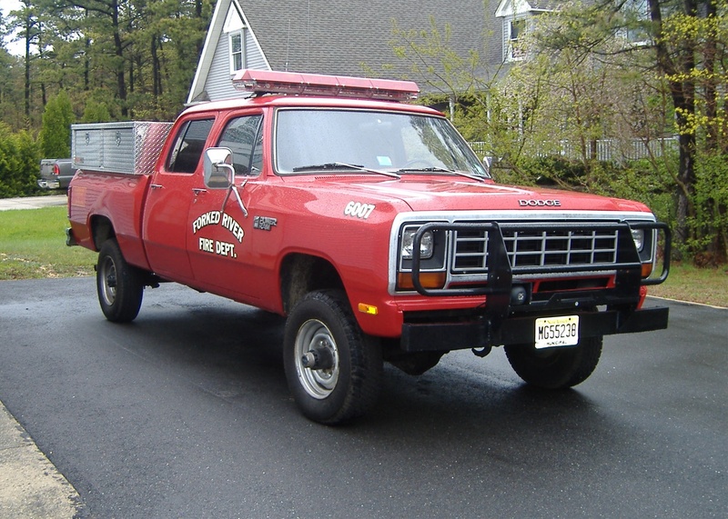 Dodge Power Ram 350. NJ State Forest Fire Service Co-Op Truck