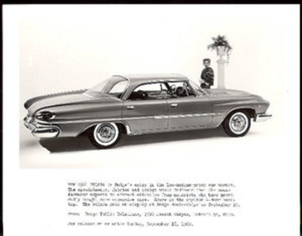 1961 Dodge Polara 4DR Hardtop Official Photo | eBay