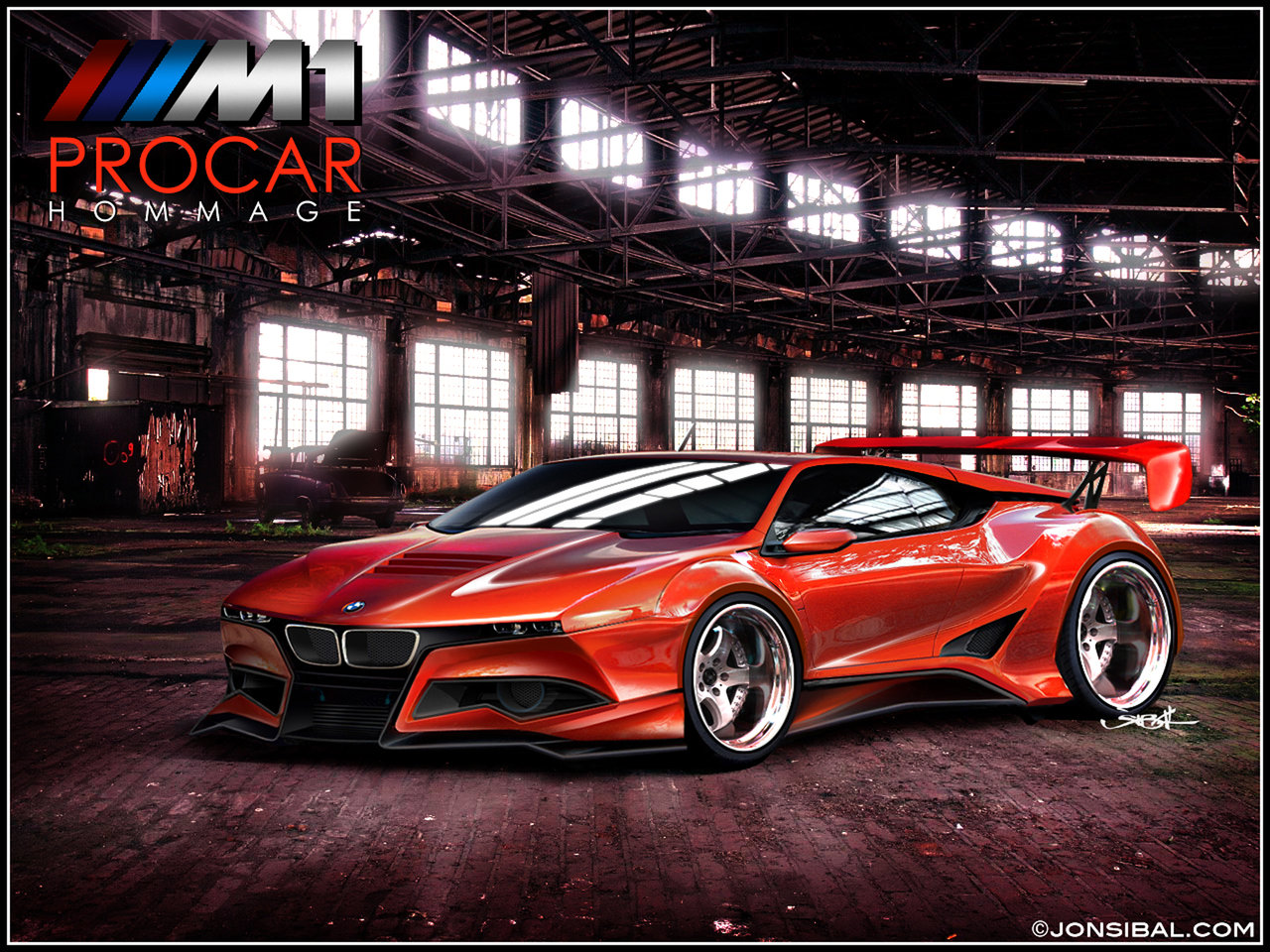 BMW M1 Procar Hommage. And here is the M1 Hommage. Full gallery here