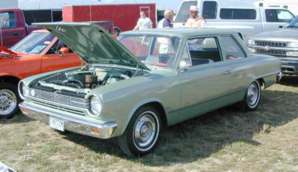 Below, a very clean straight six engine equipped 1965 AMC Rambler